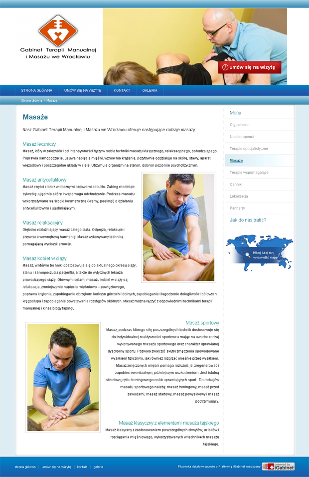 Gabinet Terapii Manualnej i Masażu Gabinet Terapii Manualnej i Masażu