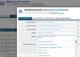 Skierowania na badania zewnętrzne Skierowania na badania zewnętrzne